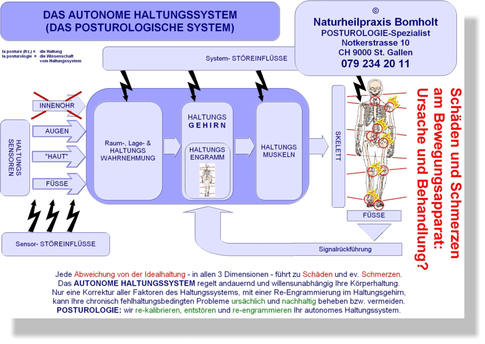 Posturologie und Ängste